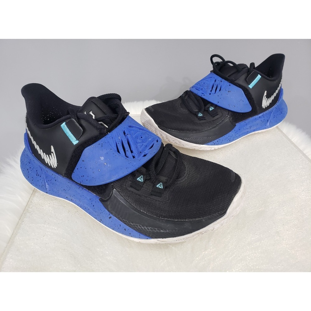 Nike Kyrie 3 Low Black Game Royal CW6228-002 Basketball Shoes Men's Size 6.5 US